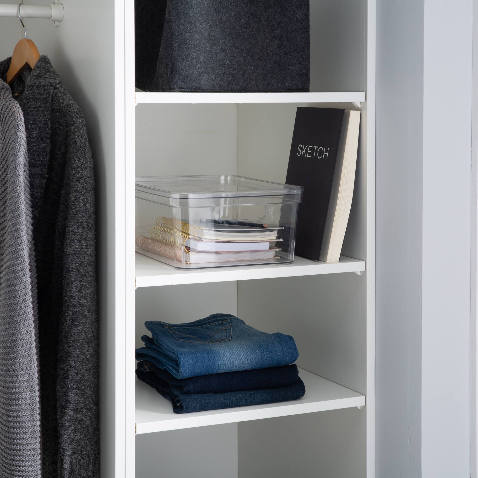 Simplify Lidded Storage Bin